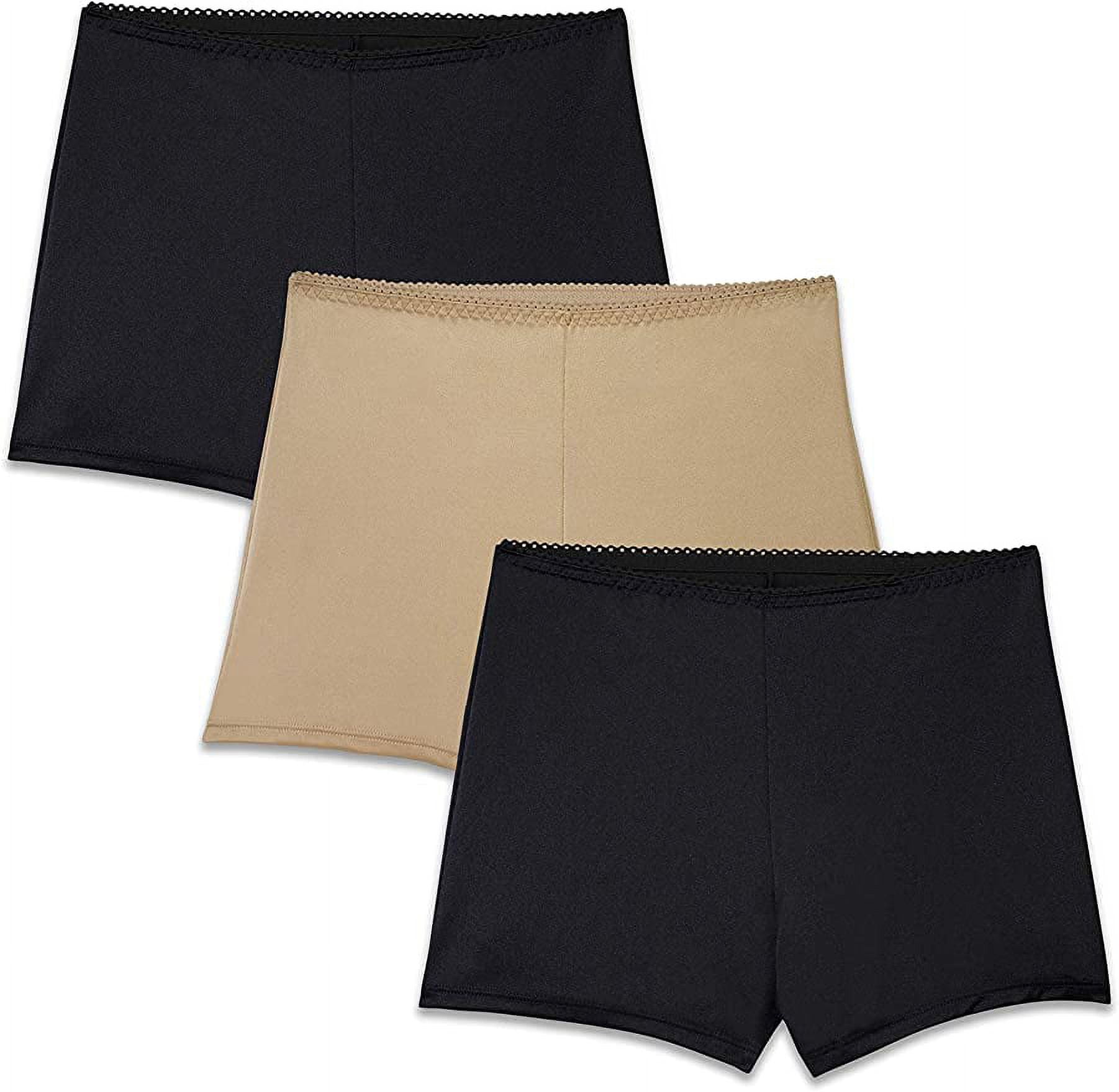 Zobha 2 Pack Black Boyshort Underwear Women's Size XL L26234