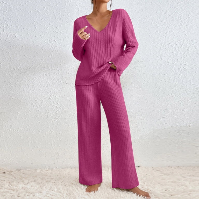 lingerie sexy bbw Brilliant 2 Piece Outfit for Women Sexy 70S Outfits for Women Women  Fashionable Solid Color Fall and Winter Long Sleeved Comfortable Hooded  Casual Pants Home Clothing Set Pink L