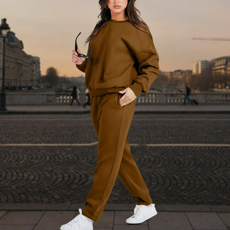 brown tracksuit