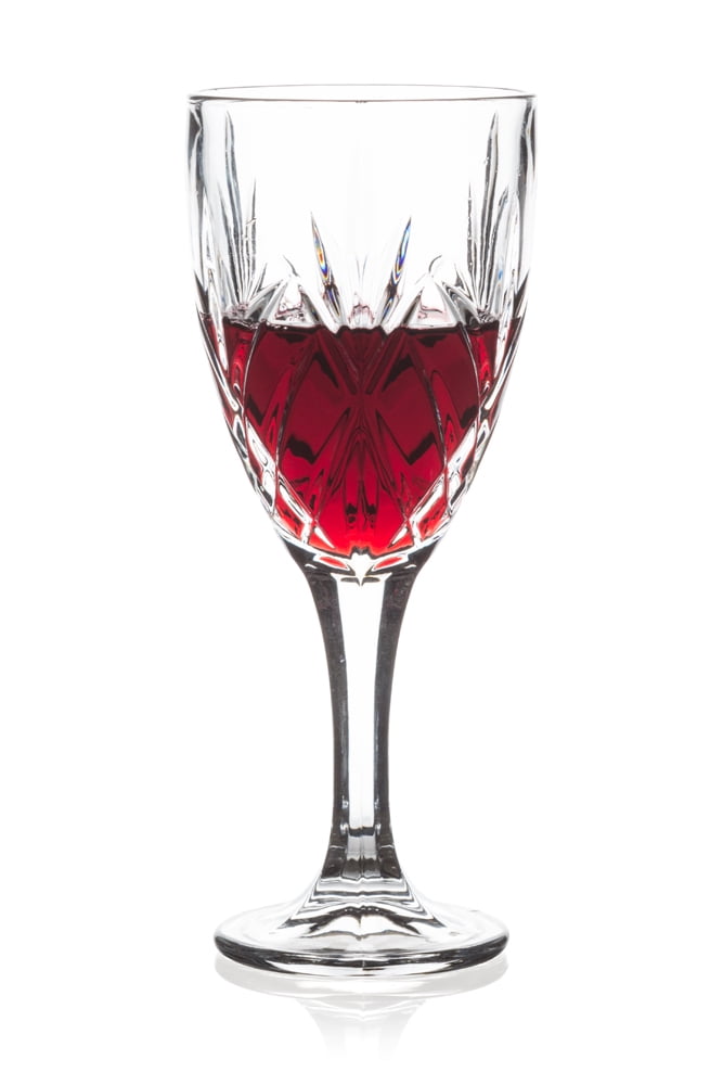 Ashford Clear Lead-Free Crystal Wine Glass Set of 4