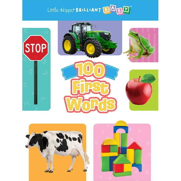 Brilliant Baby 100 First Words - Educational Padded Board Book