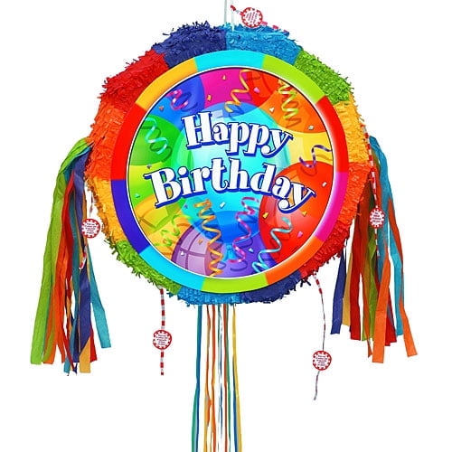 Brilliant Balloons Pinata, Pull String