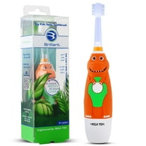 Brilliant Big Kids Electric Sonic Toothbrush Character with Light & Soft Bristles, Dinosaur 0.18lb