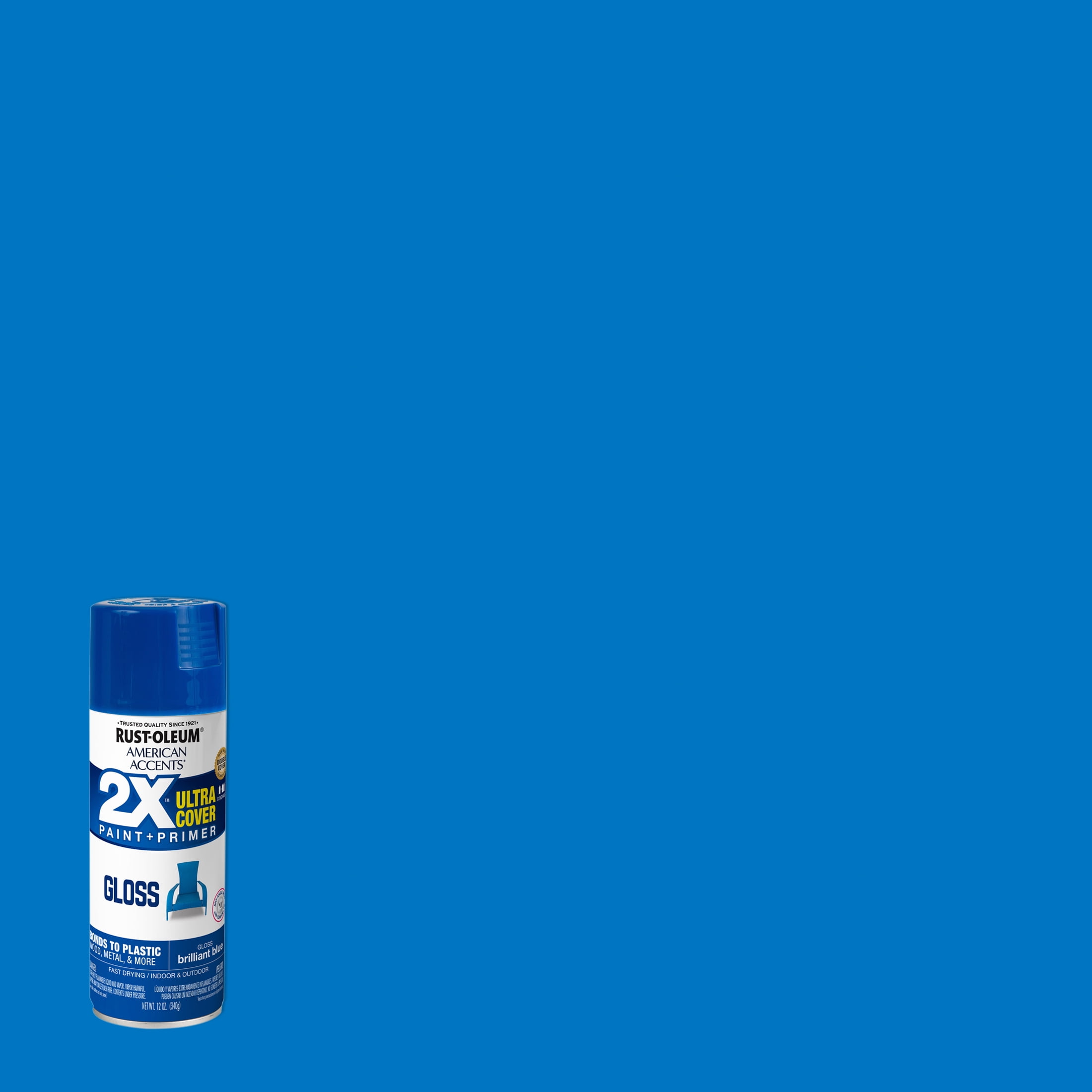 Rust-Oleum 1626830-6PK Industrial Choice 1600 System Multi-Purpose Spray  Paint, 12 oz, True Blue, 6 Pack