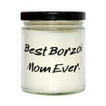 thumbnail image 1 of Brilliant Borzoi Dog, Best Borzoi Mom Ever, Epic Candle For Pet Lovers From Friends, 1 of 1