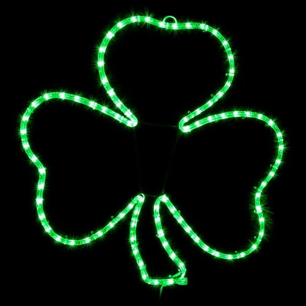 Brilliant Brand Lighting LED Rope Light Shamrock Decoration- Lighted ...