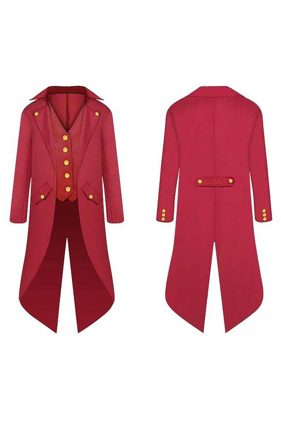 Brilliant Clearance Parent-child Clothing Men's Retro Clothing Children's Mid-length Punk Retro Tuxedo $5