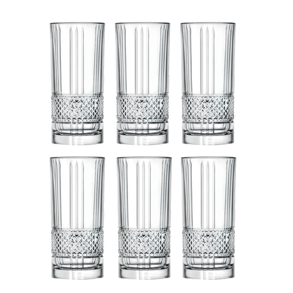 Brilliant Collection High Ball Set of 6 By Lorren Home Trends