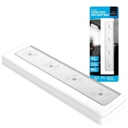 Brilliant Evolution Wireless Ultra Thin LED Light Bar 1 Pack | Battery Operated Lights | Kitchen Under Cabinet Lighting | Closet Light |Touch Light |Stick On Lights | Push Light | Wireless Light