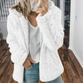 thumbnail image 1 of Brilliant Fashion Womens Warm Faux Coat Jacket Winter Zipper Solid Long Sleeve Outerwear, 1 of 6