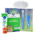 thumbnail image 1 of Brilliant First Teeth Oral Care Kit - Chewing Brush, Baby Soft Toothbrush, Xylitol Gel, Blue, 4+ Mos, 1 of 9