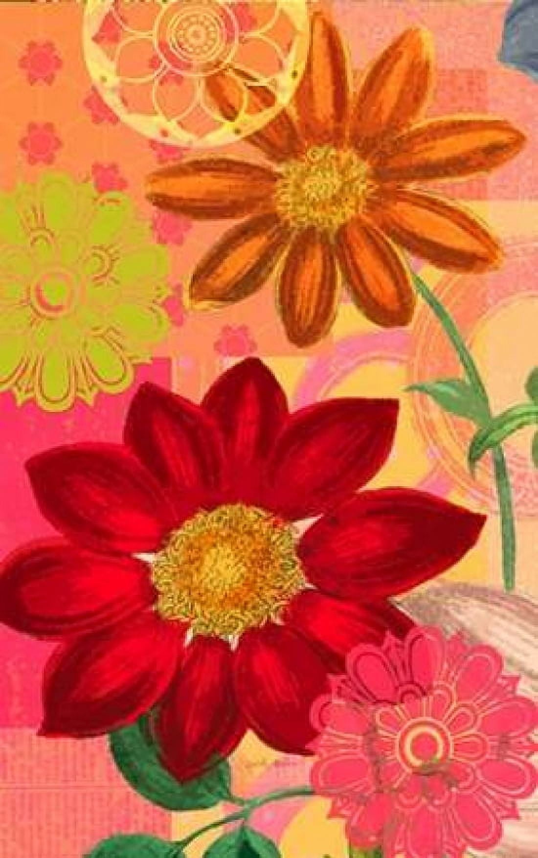 Brilliant Garden 1 Canvas Art - Walter Robertson (24 x 36)