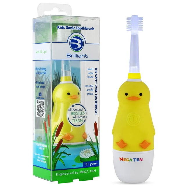 Brilliant Kids Electric Battery Toothbrush with Sonic Technology
