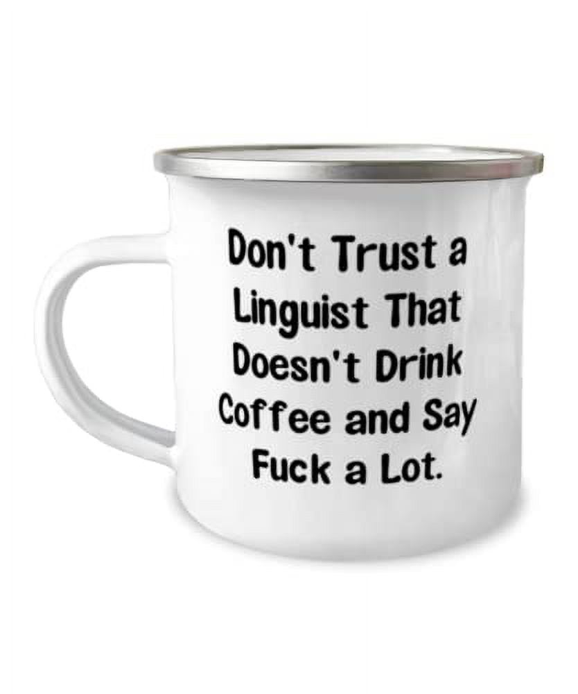 Brilliant Linguist 12oz Camper Mug, Don