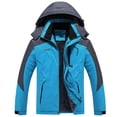 thumbnail image 1 of Brilliant Men Casual Patchwork Fashion Zipper with Pockets Long Sleeve Outdoor Outerwear Jacket, 1 of 2