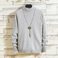 thumbnail image 1 of Brilliant Mens Shirts Clearance under $5.00 Men Winter Leisure High Collar Long Sleeved Sweater Pullover Coat Turtleneck Solid Color Undershirt Turtleneck, 1 of 3
