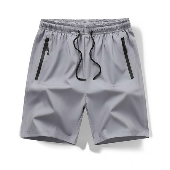 Brilliant Mens Shorts Athletic Khaki Shorts Cargo Shorts for Men Clearance Cotton Line Shorts Men's Big and Tall Sports and Leisure Multi-Pockets Relaxed Summer Beach Shorts Pants Gray XL