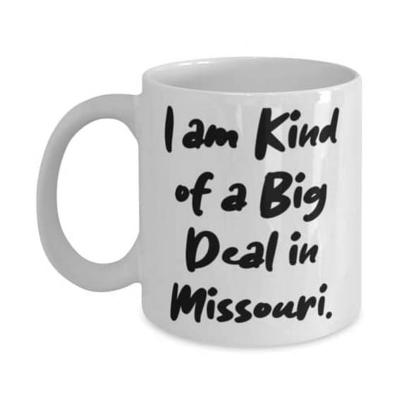 Brilliant Missouri Gifts, I am Kind of a Big Deal in Missouri, Holiday 11oz Mug F Missouri