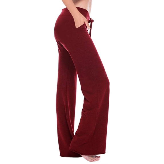 Brilliant Pajama Pants for Women Boot Cut Cargo Pants for Women Women Workout Out Leggings Stretch Waist Button Pocket Yoga Gym Loose Pants clothes under $5.00