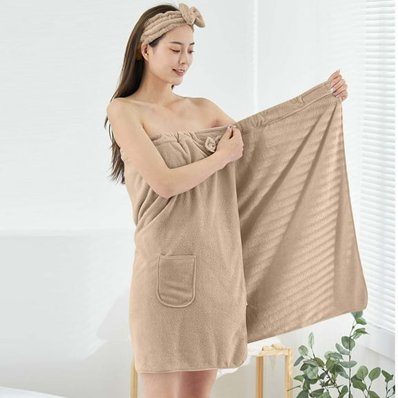 Brilliant Pajamas for Women Clearance under $10 Secret Ladies' Winter Pineapple Plaid Plush Bathrobe Absorbent Quick Drying Strap Long Sleepwear Bathrobe Brown One Size