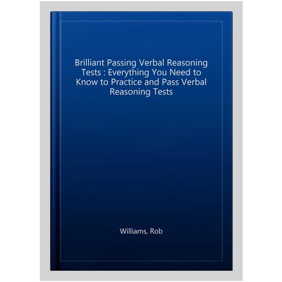 Brilliant Passing Verbal Reasoning Tests