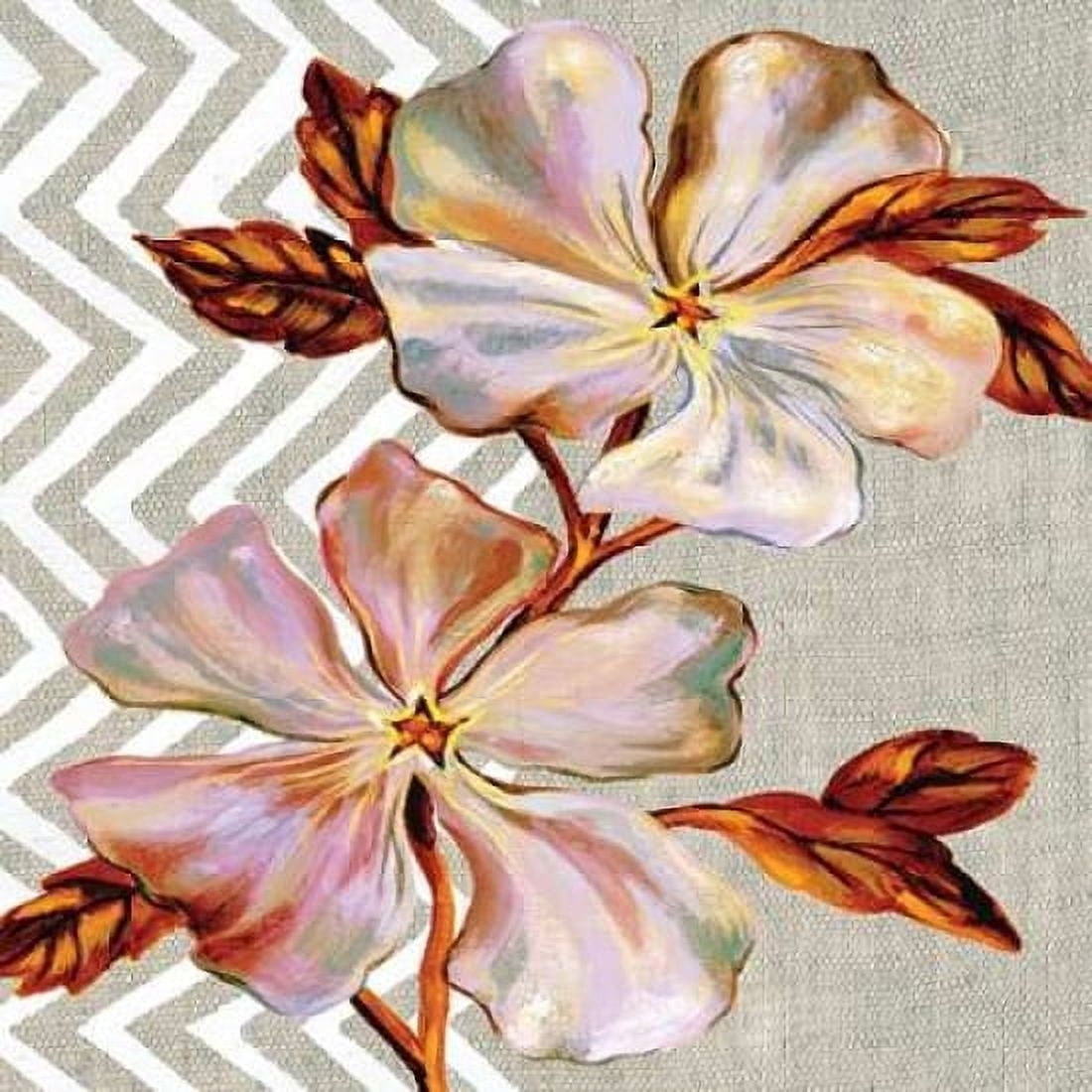 Brilliant Petals II Canvas Art - Margaret Ferry (24 x 24)