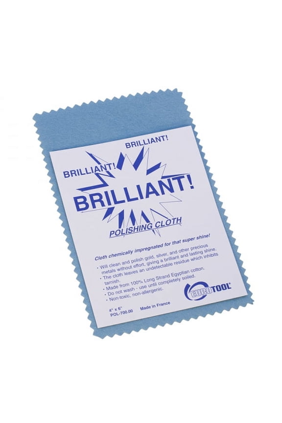 Brilliant Polishing Cloths - Small - 6x4 inch