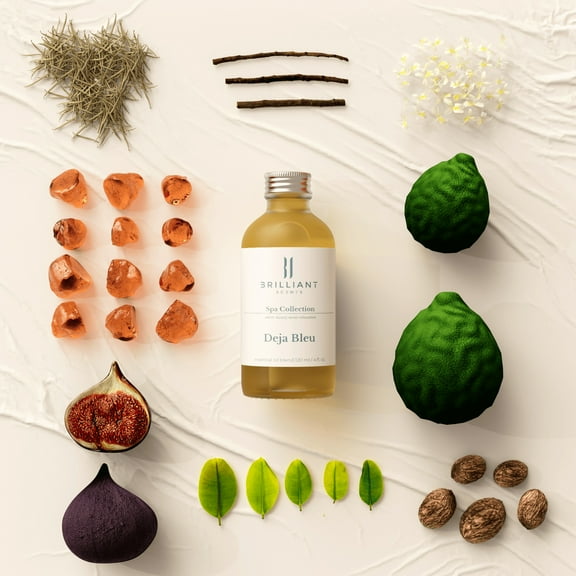 Brilliant Scents - Deja Bleu | Inspired by Ritz-Carlton Spa | Luxury Home & Business Scent | Fresh Fig, White Tea - Fragrance Oil - 120ml