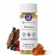 Brilliant Scents Romance Fragrance Oil for Diffuser, 50ml - Inspired by Baccarat Rouge 540 Scent - Premium Home & Hotel Fragrance Oils for Waterless & Cold Air Diffuser, USA Made