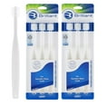 thumbnail image 1 of Brilliant Soft Adult Toothbrush, 10,000+ Microfiber Bristles for Cleaner Mouth, Clear, 6-Pack, 1 of 8