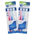 thumbnail image 1 of Brilliant Soft Adult Toothbrush, 10,000+ Microfiber Bristles for Cleaner Mouth, Multicolor, 6-Pack, 1 of 8