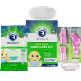 thumbnail image 1 of Brilliant Soft Infant Oral Care Kit with Xylitol Wipes & Silicone Toothbrushes, Pink, 0-6 Months, 1 of 11