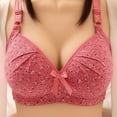 thumbnail image 1 of Brilliant Sports Bras for Women Woman's Fashion Bowknot Printing Comfortable Hollow Out Bra Underwear No Rims Clearance Clothes under $5.00, 1 of 9