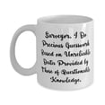 thumbnail image 1 of Brilliant Surveyor Gifts, Surveyor. I Do Precious Guesswork Based on, Unique 11oz Mug For Coworkers, Cup From Team Leader, 1 of 6