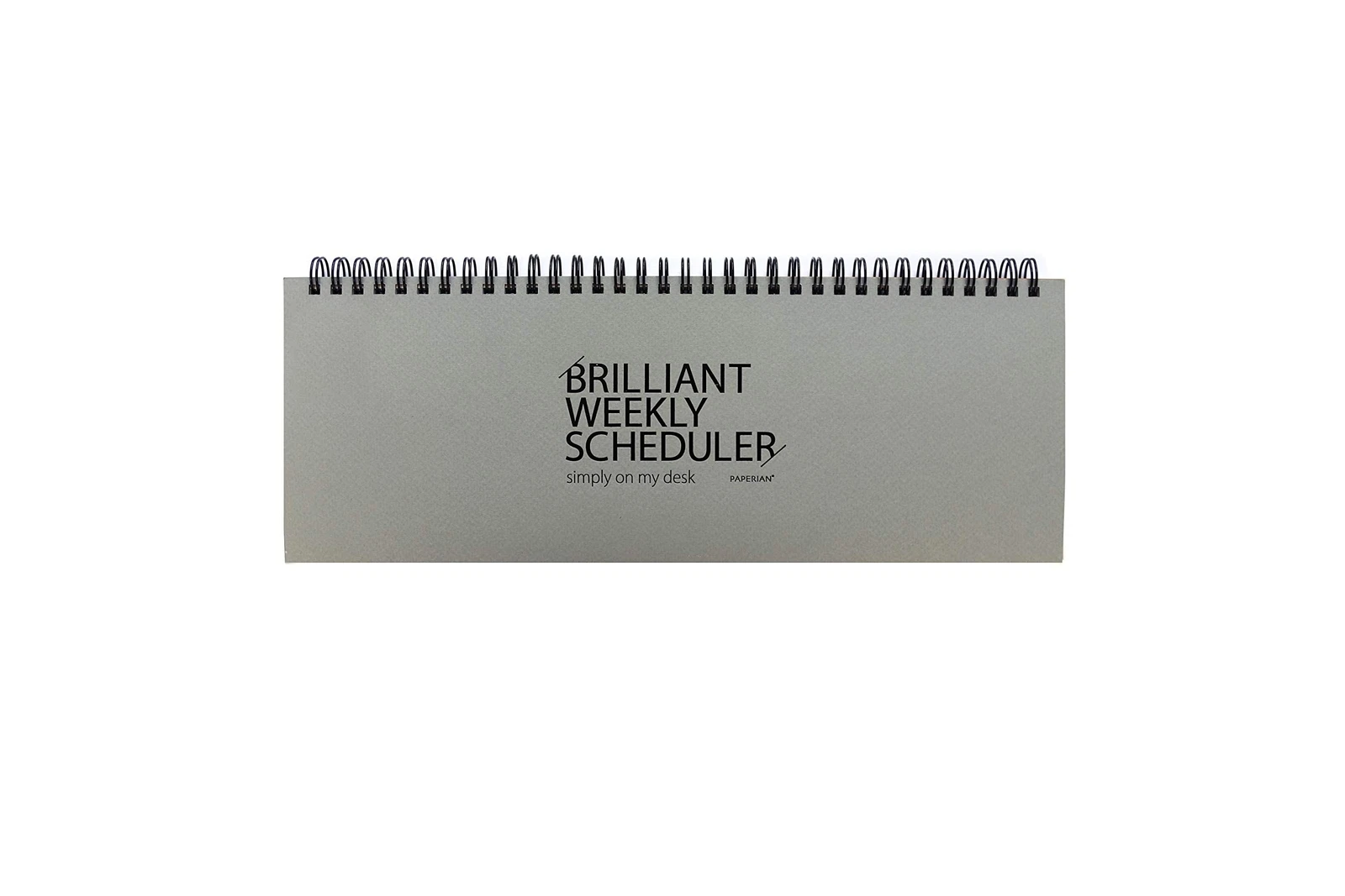 Brilliant Weekly Scheduler - Wirebound Undated Weekly Planner Pad Scheduler (...