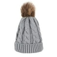 thumbnail image 1 of Brilliant Winter Hats for Women on Clearance Unisex Beanie Knitted Casual Hat Warm Ski Hat Running Sports Hat Gray, 1 of 2