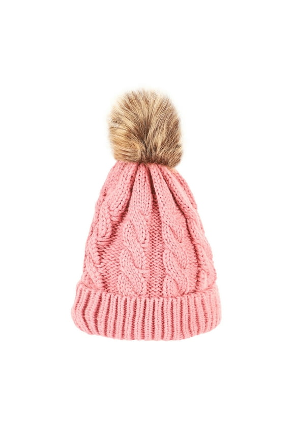 Brilliant Winter Hats for Women on Clearance Unisex Beanie Knitted Casual Hat Warm Ski Hat Running Sports Hat Pink