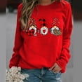 thumbnail image 1 of Brilliant Women's Casual Valentine's Day Heart Lulusi Print Round Neck Sweatshirt, 1 of 3