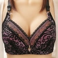 thumbnail image 1 of Brilliant Womens Bralette Woman's Fashion Plus Size Wire Free Comfortable Push Up Bra Underwear, 1 of 5
