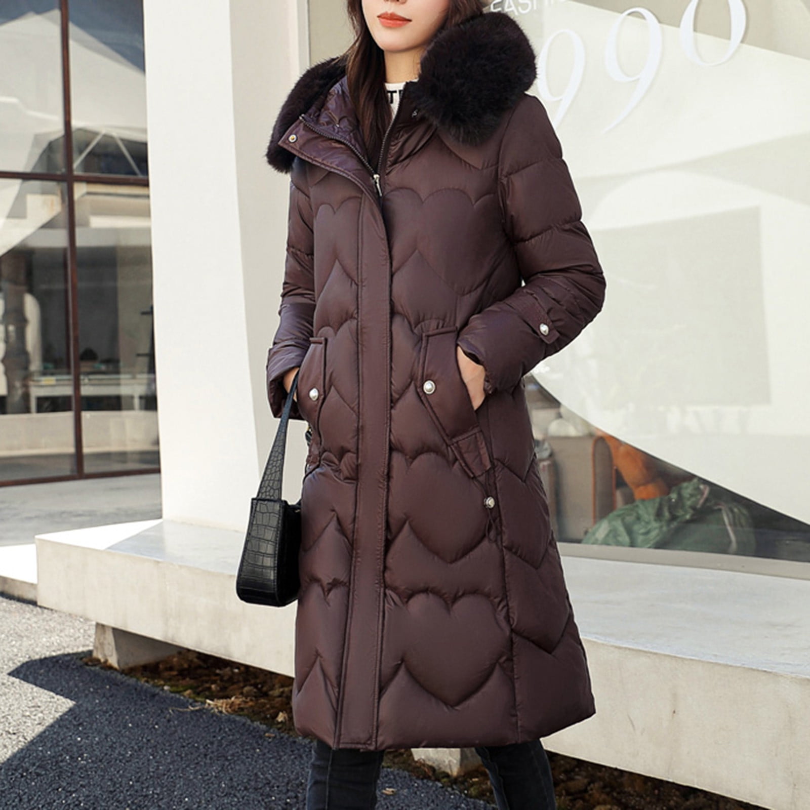 Brilliant Womens Wool Overcoat Winter Coat Fashion Thick Long