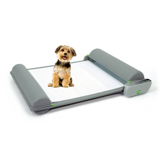 BrilliantPad Automatic Self-Cleaning Dog Potty for Puppies and Small Dogs (2.0 Machine with Drip Lip), Incl 1 Roll
