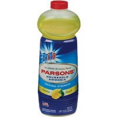 Brillo 33128 Lemon Parsons Ammonia, 28-oz. - Quantity 12