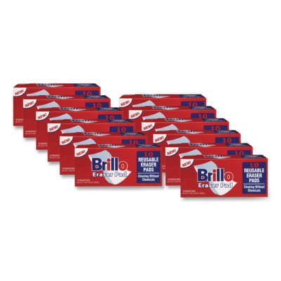 Armaly Brands AMY56102 Commercial Eraser Pads, 3.2 x 4.6 x 1 in. Thick, White - 12 Count