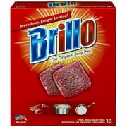 Brillo Steel Wool Soap Pads, 18 Count