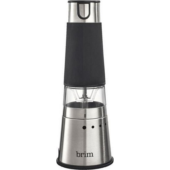 Brim - 1.6-Oz Electric Handheld Electric Coffee Grinder - Stainless Steel