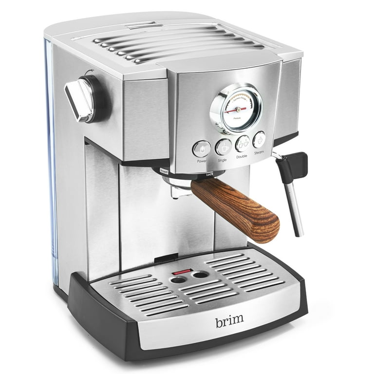 Brim 15 Bar Espresso Machine, Fast Heating Cappuccino, Americano
