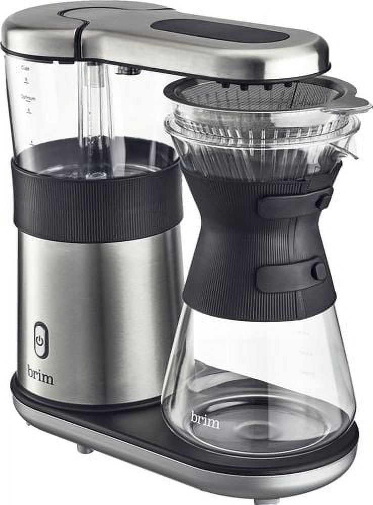 Brim - 8-Cup Electric Pour Over Coffee Maker - Stainless Steel