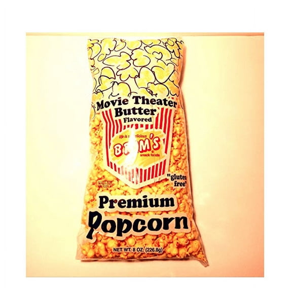 Brim's Movie Theater Butter Flavored Premium Popcorn (large 8 oz Bag)
