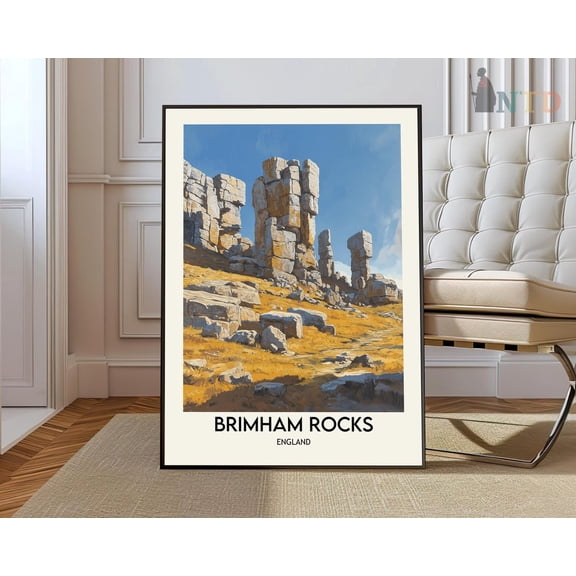Brimham Rocks Print, Brimham Rocks Wall Art, Brimham Rocks Poster, Brimham Rocks Photo, Brimham Rocks Poster Print, Brimham Rocks England Wall Art, Modern Wall Decor, 8x12 UNFRAMED