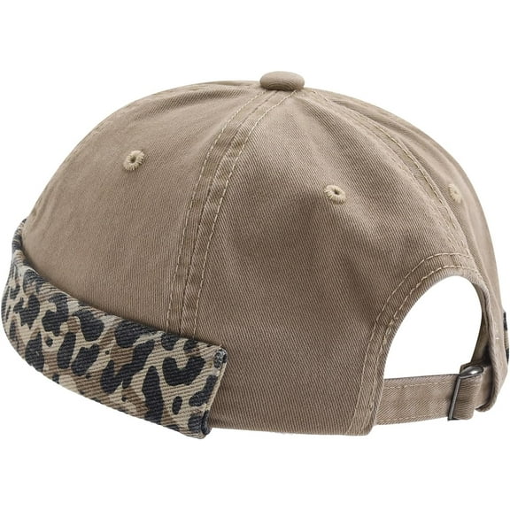 Brimless Hats for Men Women Skullcap Vintage Docker Hat Beanie Washed Cotton Rolled Cuff Harbour Hat Landlord Hats